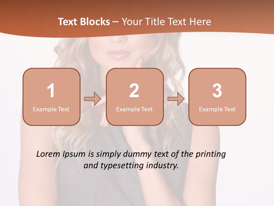 Puzzled Expression Manager PowerPoint Template