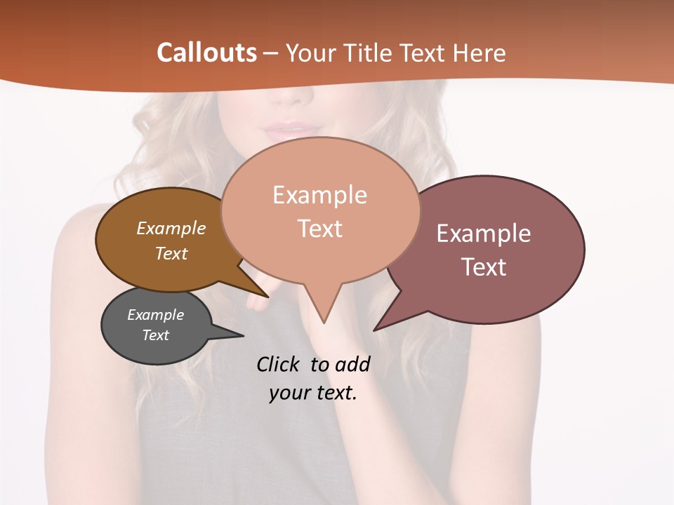 Puzzled Expression Manager PowerPoint Template