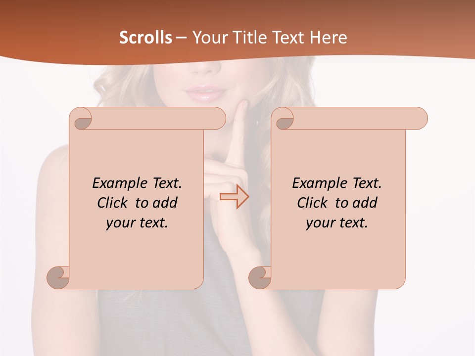 Puzzled Expression Manager PowerPoint Template