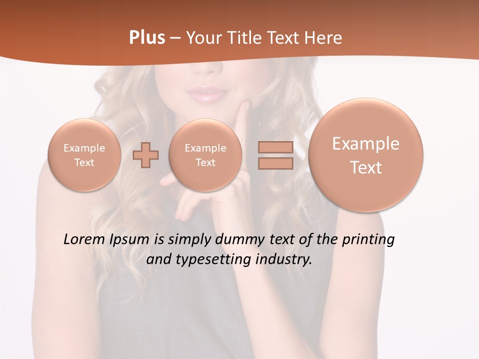 Puzzled Expression Manager PowerPoint Template