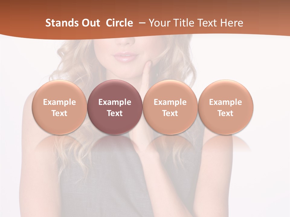 Puzzled Expression Manager PowerPoint Template