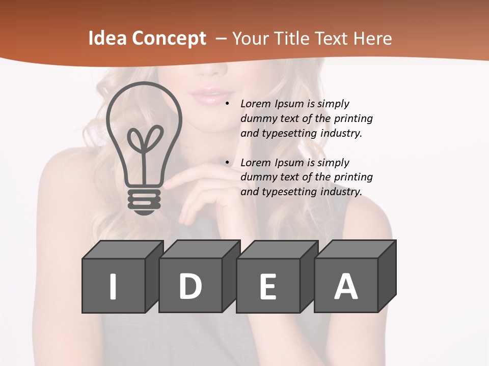 Puzzled Expression Manager PowerPoint Template