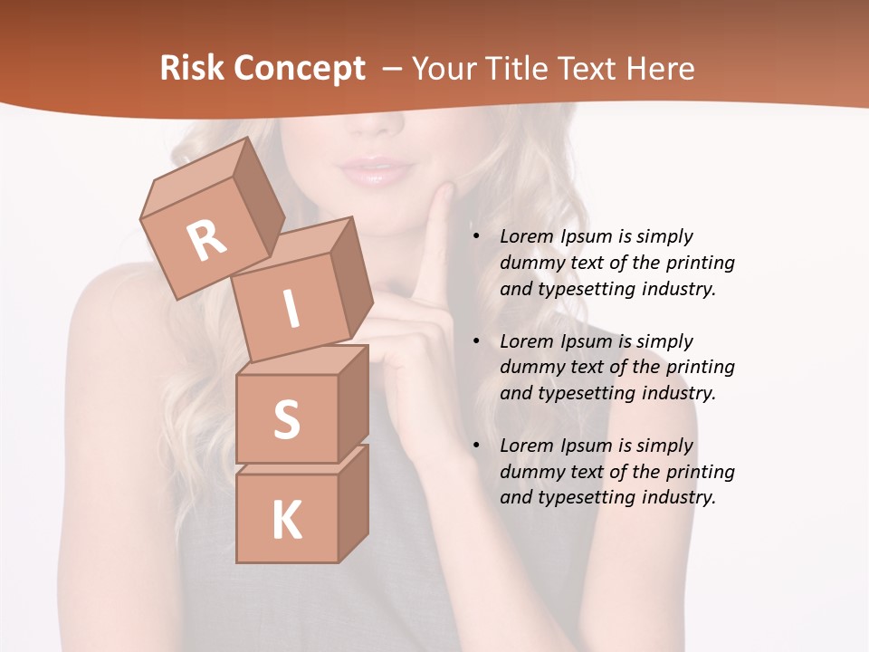 Puzzled Expression Manager PowerPoint Template