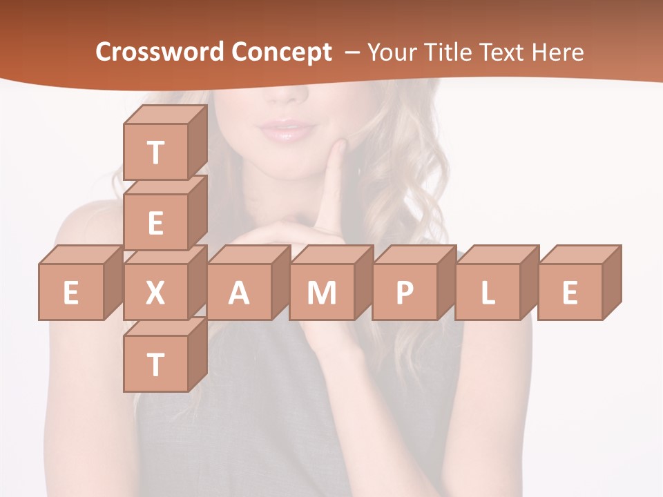 Puzzled Expression Manager PowerPoint Template
