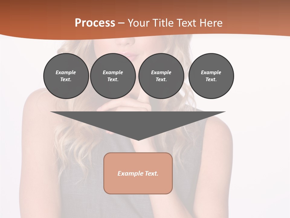 Puzzled Expression Manager PowerPoint Template