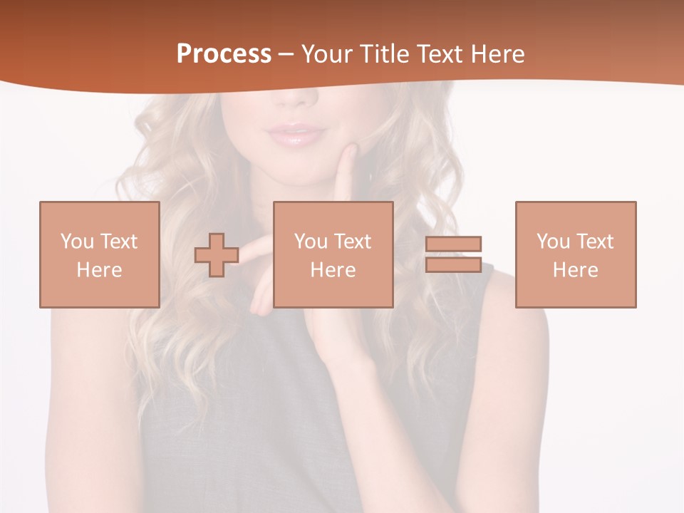 Puzzled Expression Manager PowerPoint Template