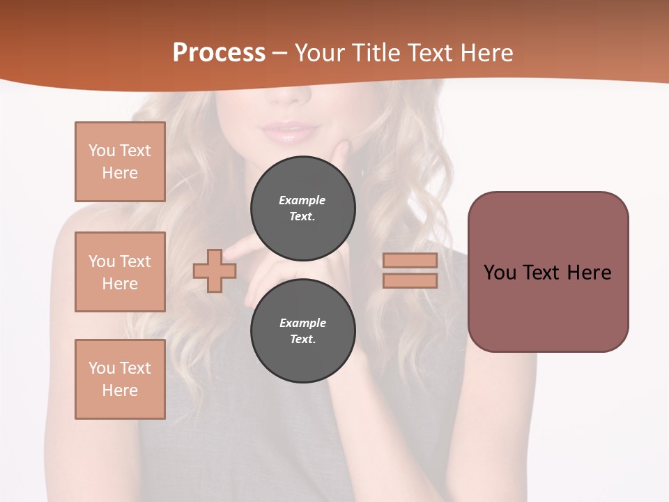 Puzzled Expression Manager PowerPoint Template