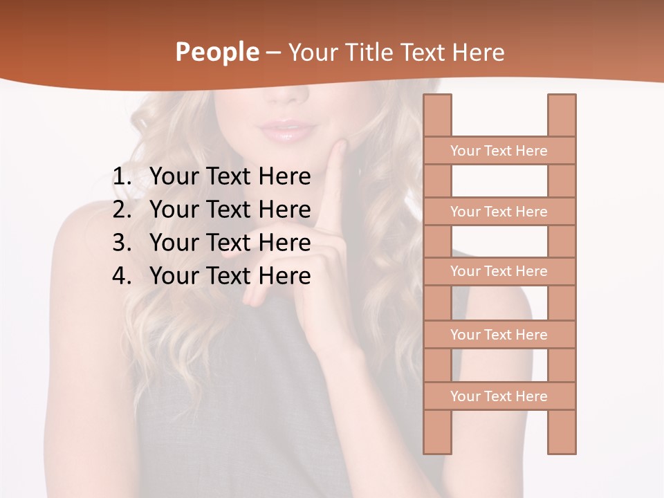 Puzzled Expression Manager PowerPoint Template