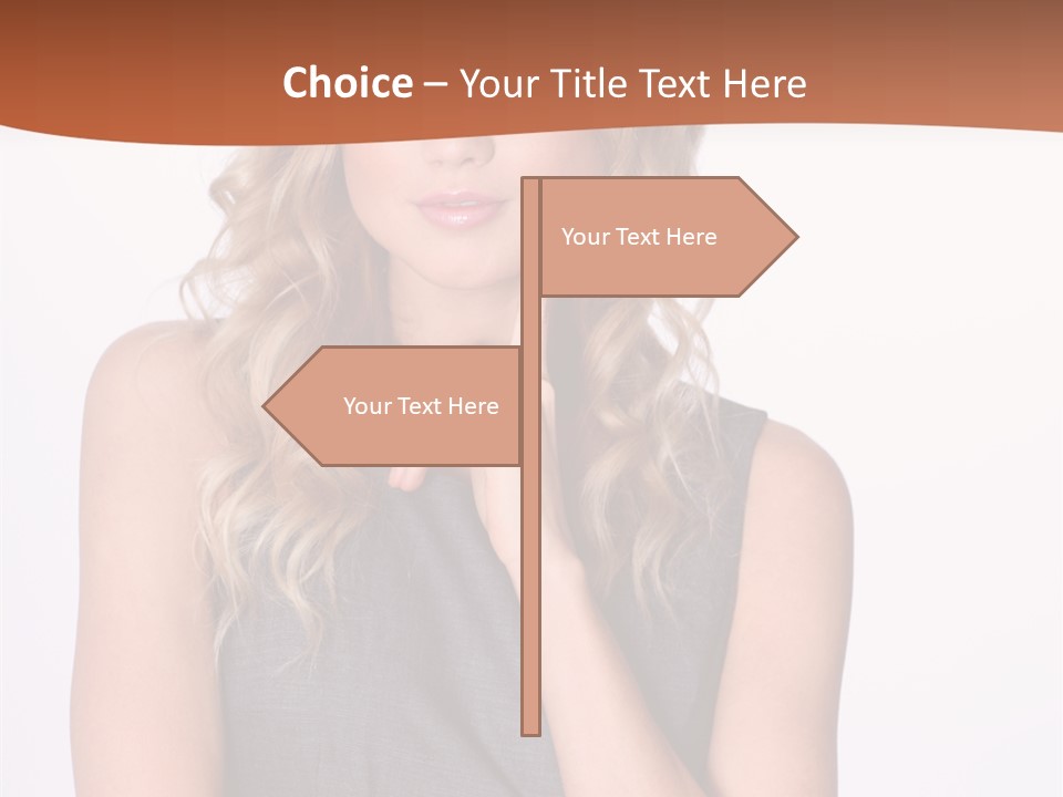 Puzzled Expression Manager PowerPoint Template