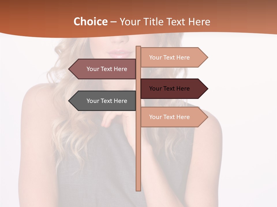 Puzzled Expression Manager PowerPoint Template
