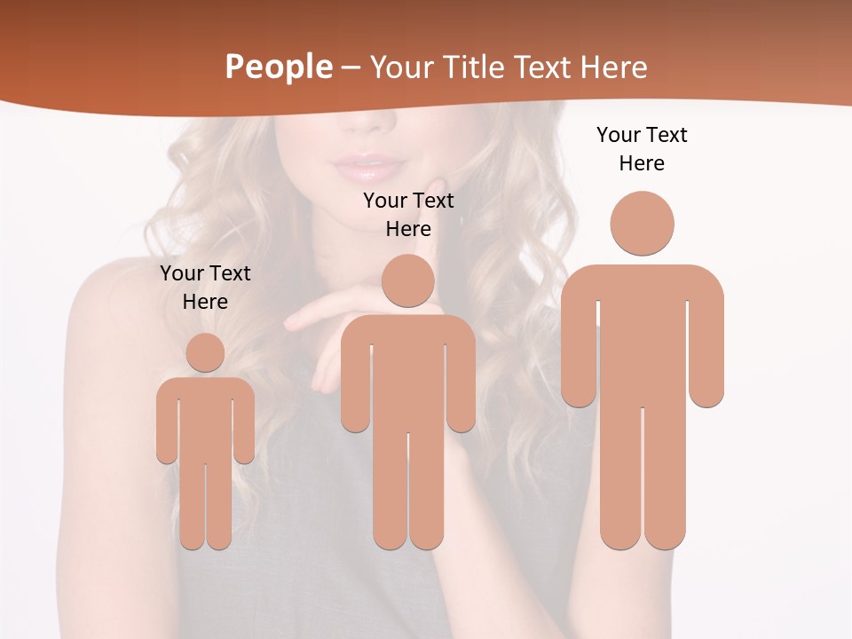 Puzzled Expression Manager PowerPoint Template