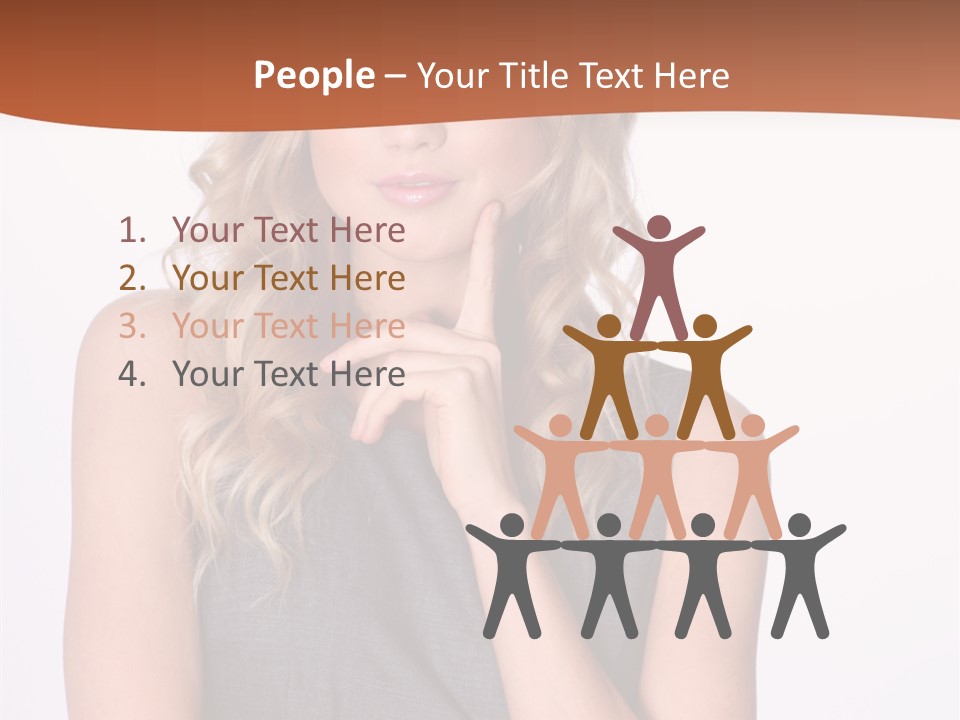 Puzzled Expression Manager PowerPoint Template