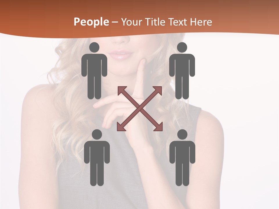 Puzzled Expression Manager PowerPoint Template