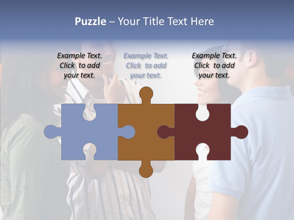 Girls Four Smile PowerPoint Template