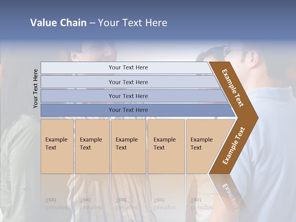 Girls Four Smile PowerPoint Template