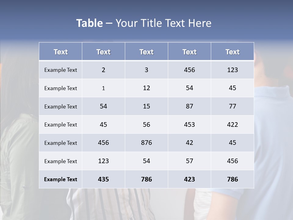 Girls Four Smile PowerPoint Template