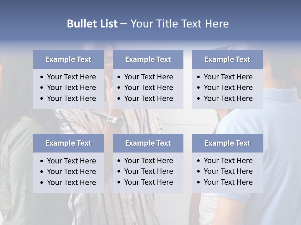 Girls Four Smile PowerPoint Template