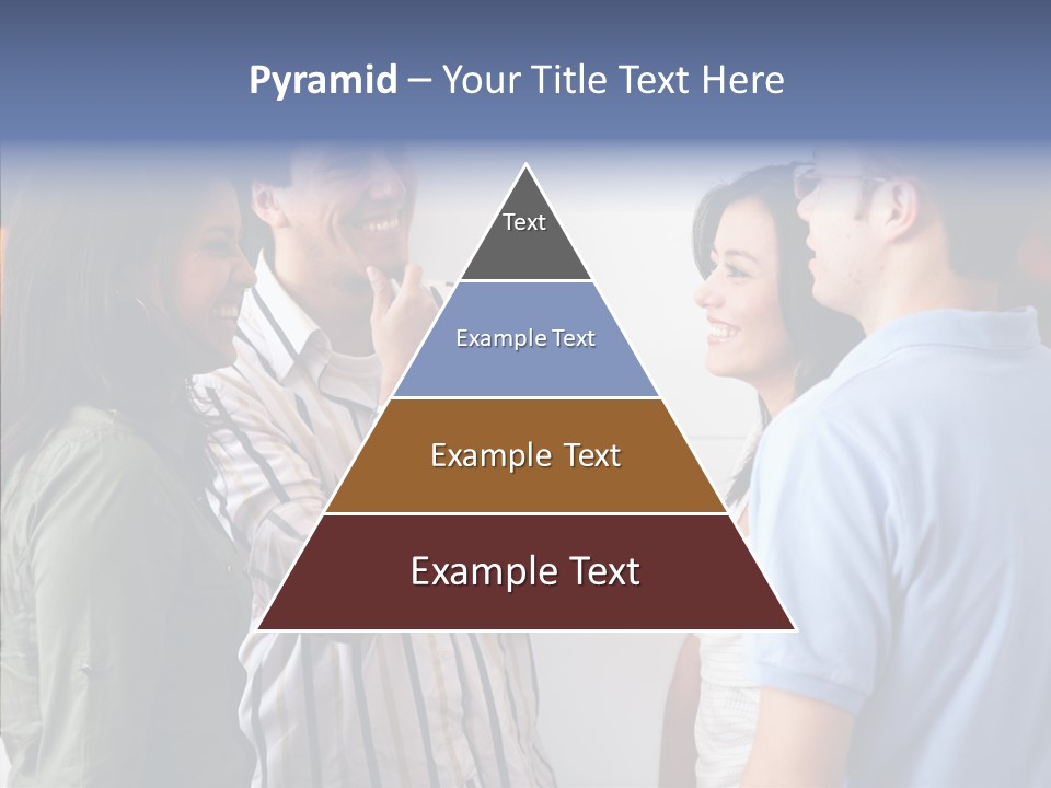 Girls Four Smile PowerPoint Template