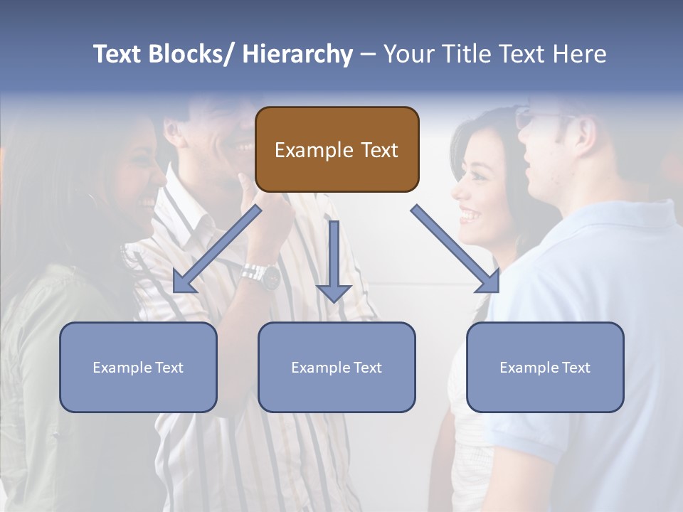 Girls Four Smile PowerPoint Template