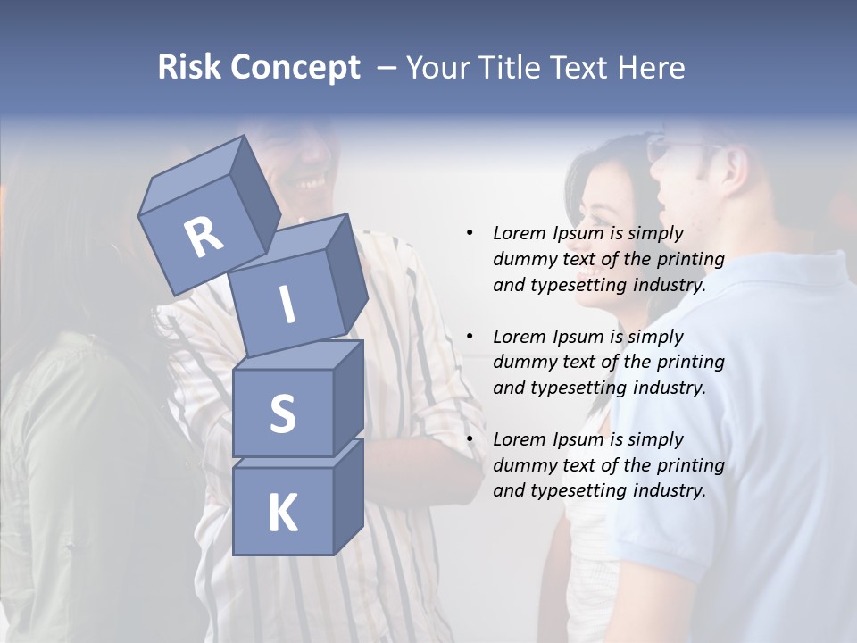 Girls Four Smile PowerPoint Template