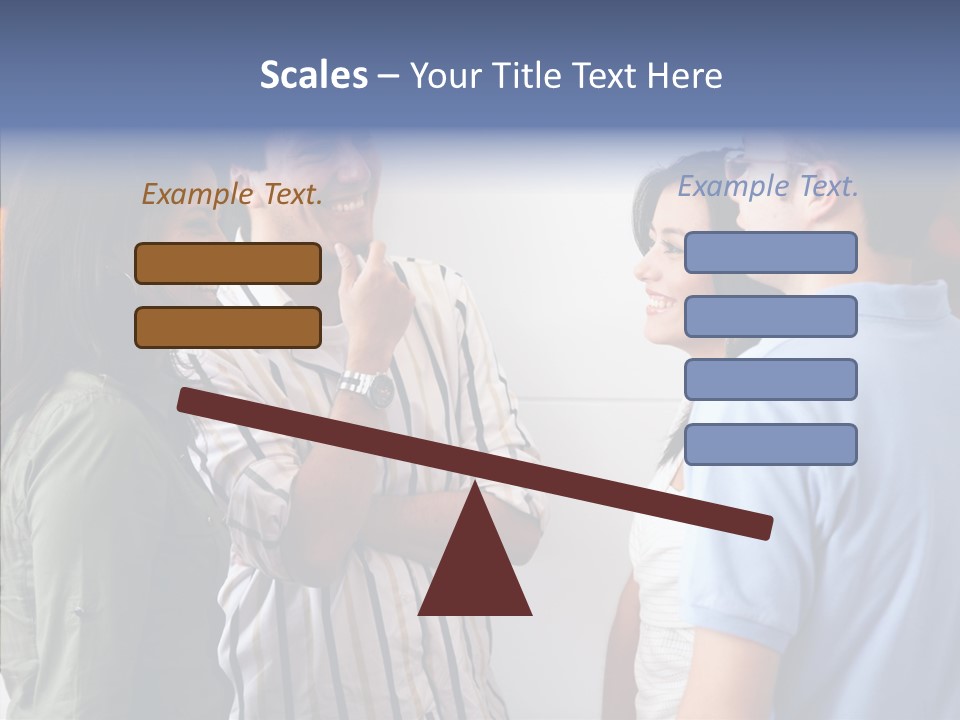 Girls Four Smile PowerPoint Template