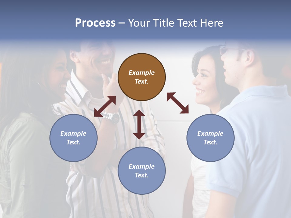 Girls Four Smile PowerPoint Template