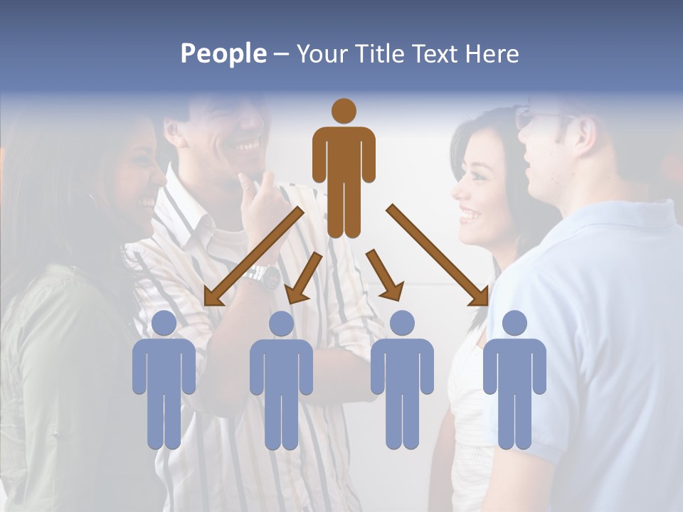 Girls Four Smile PowerPoint Template