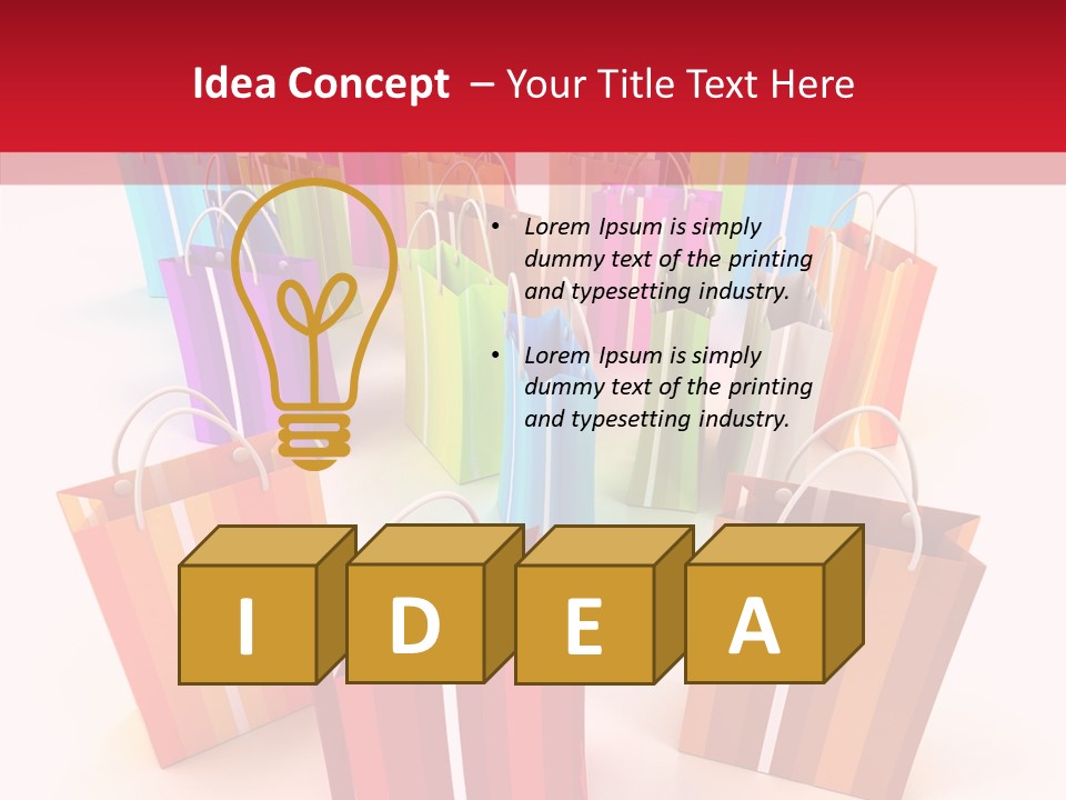 D Rendering Illustration Buy PowerPoint Template