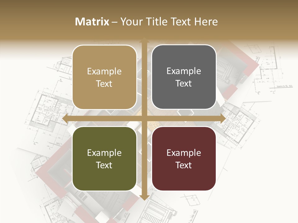 Red Showing Estate PowerPoint Template