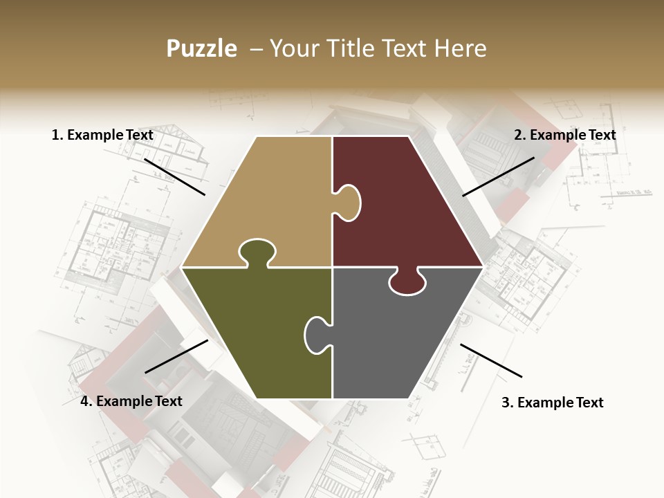 Red Showing Estate PowerPoint Template