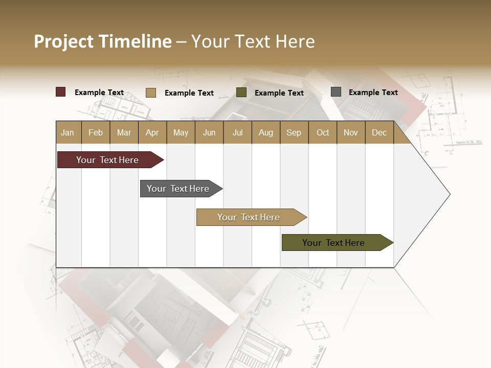 Red Showing Estate PowerPoint Template
