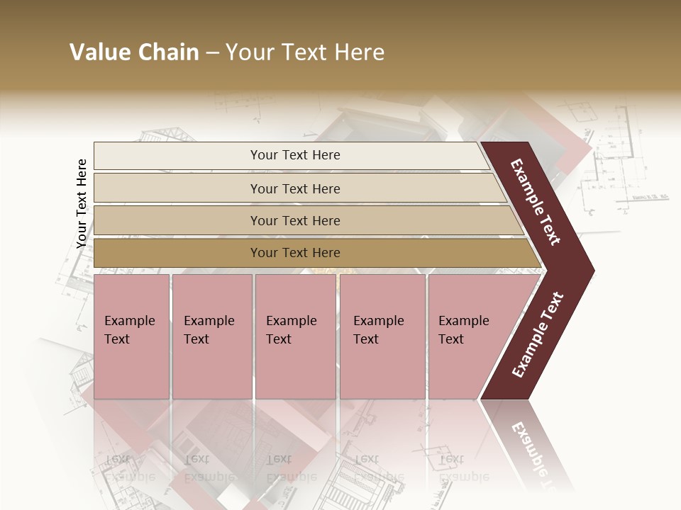 Red Showing Estate PowerPoint Template