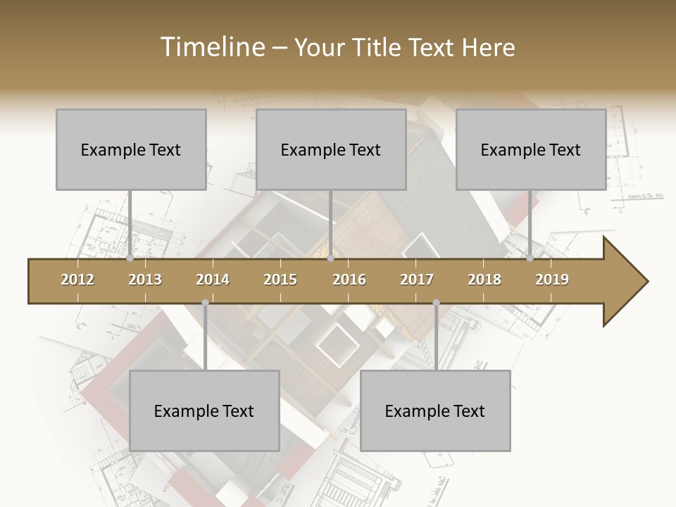 Red Showing Estate PowerPoint Template