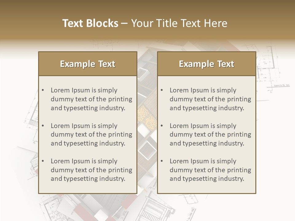 Red Showing Estate PowerPoint Template
