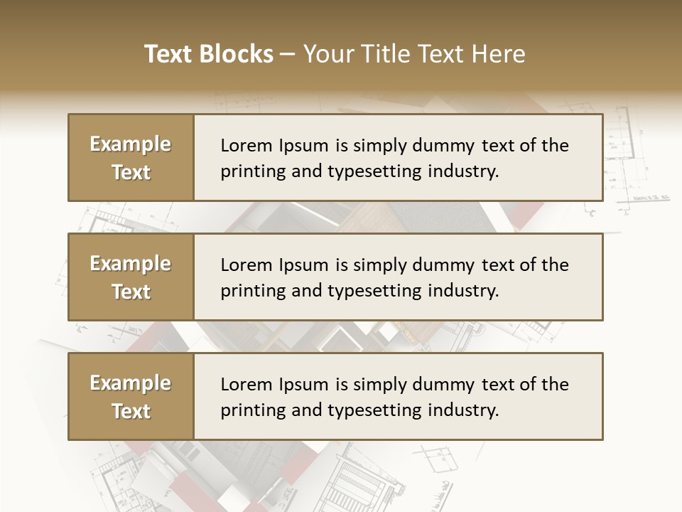 Red Showing Estate PowerPoint Template