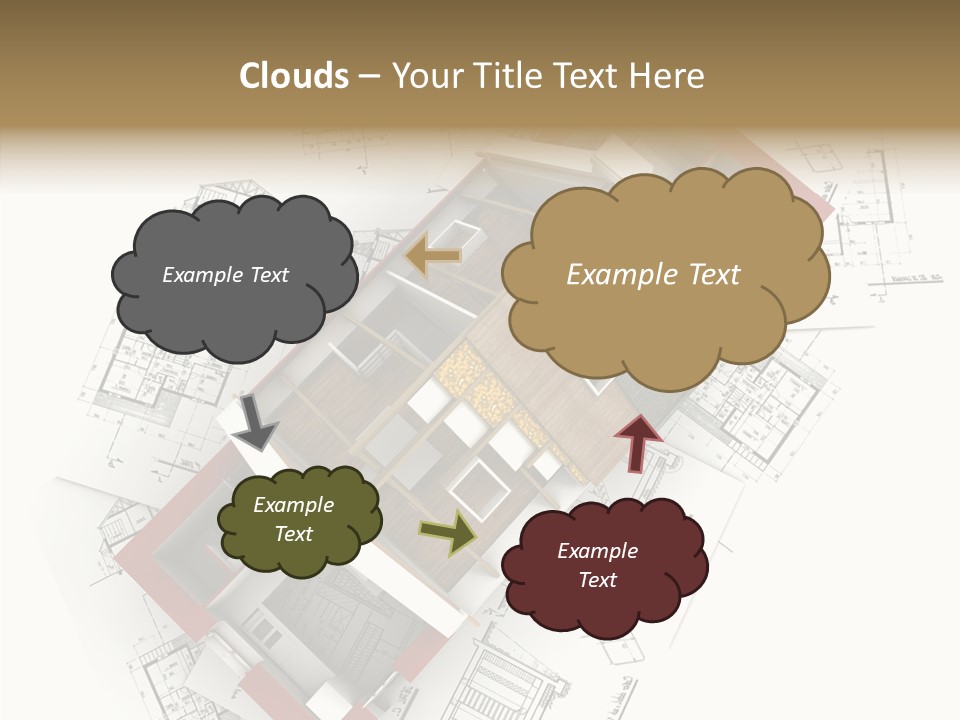 Red Showing Estate PowerPoint Template
