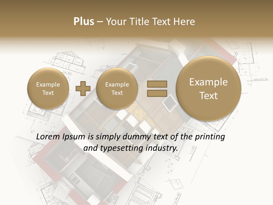 Red Showing Estate PowerPoint Template