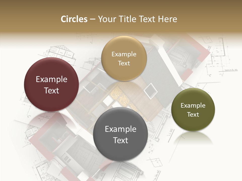Red Showing Estate PowerPoint Template