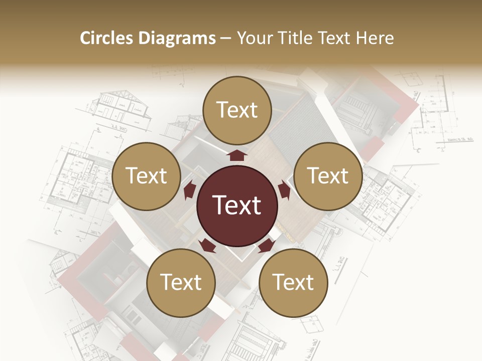 Red Showing Estate PowerPoint Template