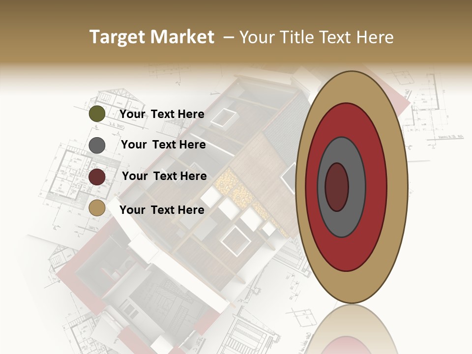 Red Showing Estate PowerPoint Template