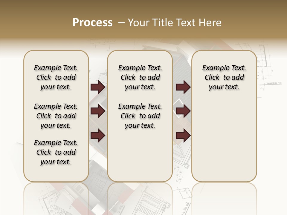 Red Showing Estate PowerPoint Template