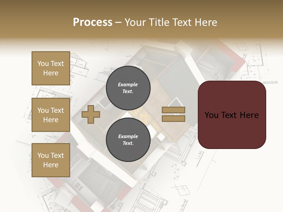 Red Showing Estate PowerPoint Template