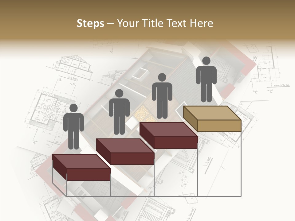 Red Showing Estate PowerPoint Template