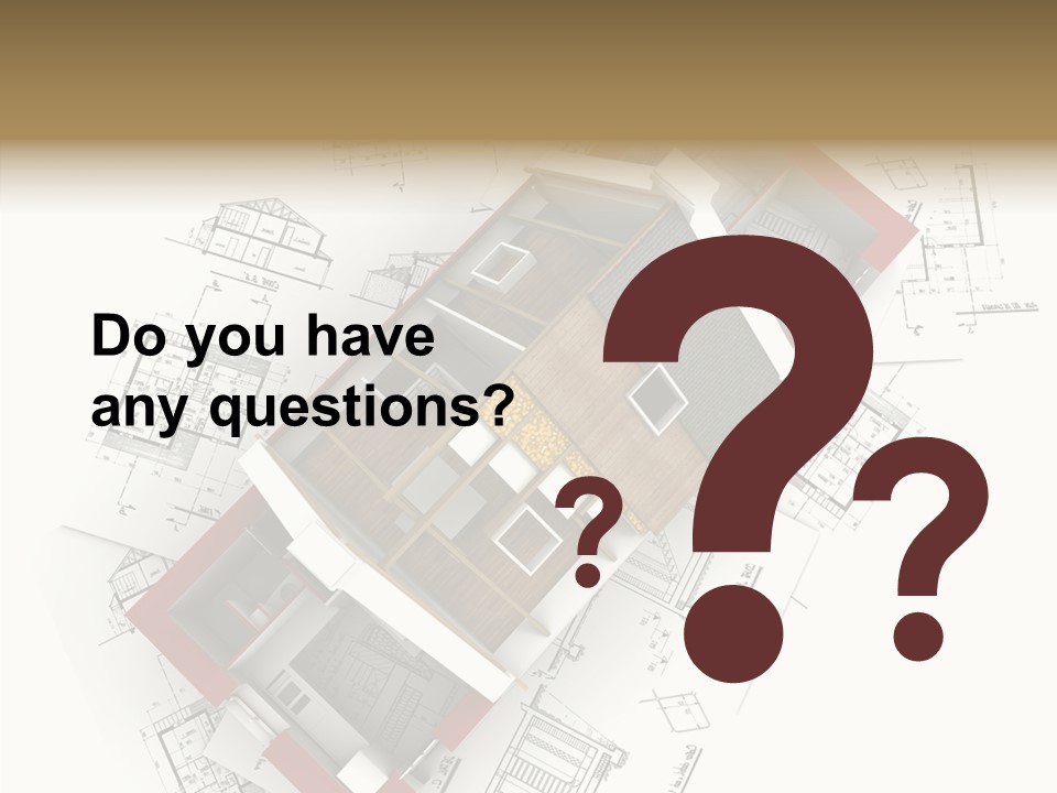 Red Showing Estate PowerPoint Template