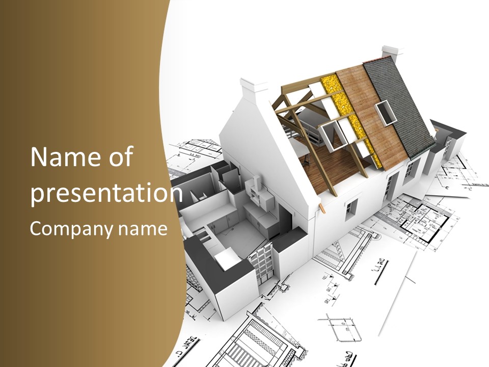 Painting Mock Structure PowerPoint Template