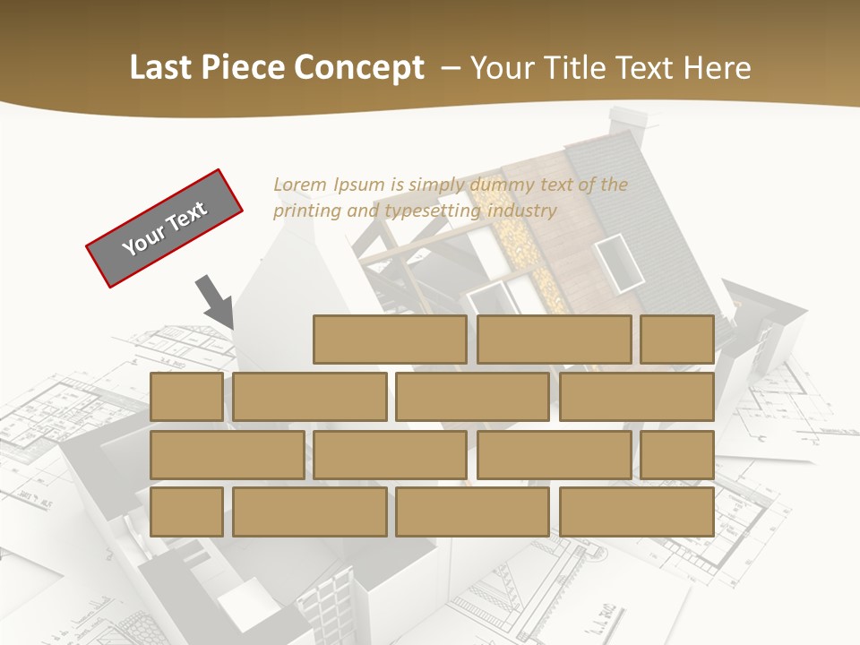 Painting Mock Structure PowerPoint Template