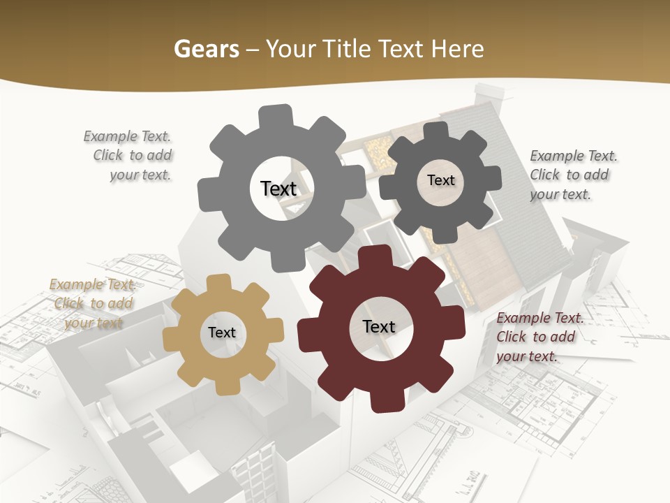 Painting Mock Structure PowerPoint Template