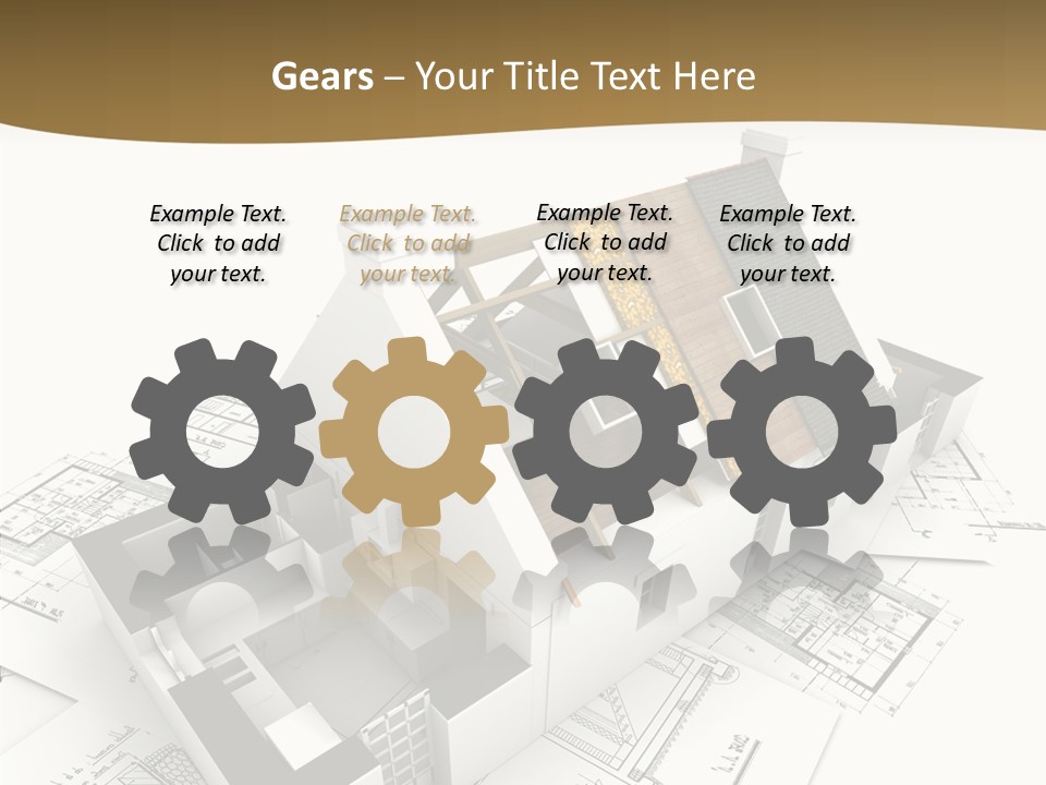 Painting Mock Structure PowerPoint Template