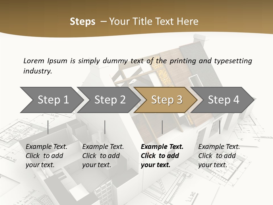 Painting Mock Structure PowerPoint Template