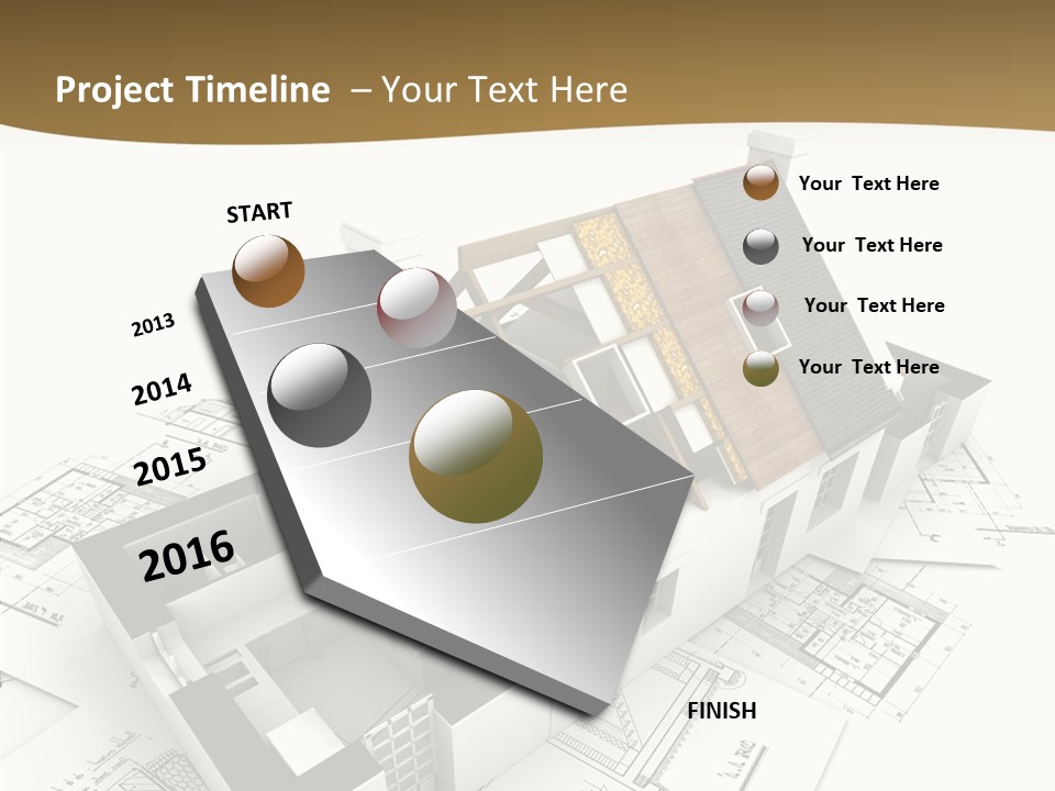 Painting Mock Structure PowerPoint Template
